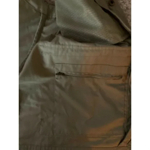 Northwest Territory Vest Mens Small Olive Full Zip Hiking Fishing Outdoors Camp - Picture 5 of 12